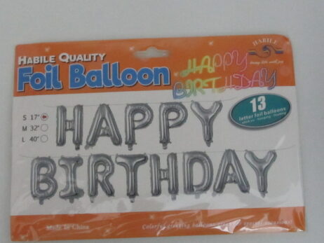 Birthday foil baloon